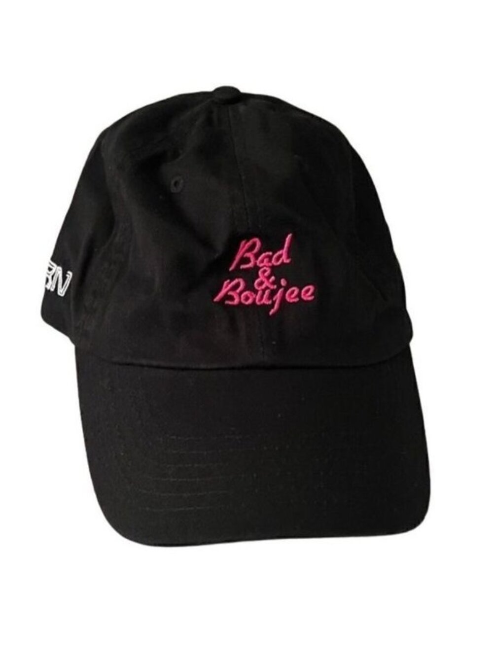 YRN MIGOS Bad & Boujee Black Pink Cotton  Hat Cap OS NWT